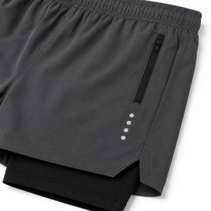 Pantalones Cortos Deportivos para Hombre, de Secado Rápido, Ecológicos, con Cordón Ajustable, Cintura Elástica, 100% Poliéster Tejido, Gran Venta - Product Image 5