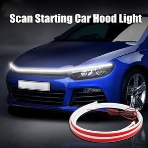 Améliorez votre véhicule avec FST-KH-515 lumière universelle 12V 10W Start-Scan blanc 70In dynamique Daytime Running Light Car LED Hood Light! - Product Image 1