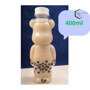 Botella de Plástico PET de 400 ml, Forma Personalizada, Envase para Bebidas, Hecho en Vietnam, para Té con Leche, Té de Burbujas, Jugo, con Tapa de Rosca, Modelo GC400-28 - Product Image 5