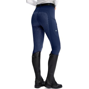 Nuevos pantalones de montar personalizados para mujer con agarre de silicona, mallas de equitación, diseños OEM personalizados, pantalones y pantalones de montar para jinetes. - Product Image 3