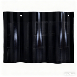 <span class=keywords><strong>Tuile</strong></span> <span class=keywords><strong>solaire</strong></span> incurvée 50W - HJT BIPV coloré pour villas de luxe et résidences - Efficacité 23,8% - <span class=keywords><strong>Couleur</strong></span> personnalisée - <span class=keywords><strong>Panneau</strong></span> <span class=keywords><strong>solaire</strong></span> de toiture - Product Image 1
