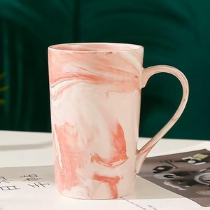 Mug à boisson en résine moderne, finition lisse, tasse à café pour boissons chaudes et froides - Product Image 1