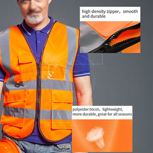 Chaleco de Seguridad Impermeable de Alta Visibilidad ANSI Clase 2 al Mejor Precio, con Logotipo Personalizado para Trabajos de Construcción - Product Image 4