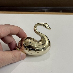 Crochet mural multifonction en laiton argenté, motif cheval et cygne, design créatif, style luxe léger, pour accrocher des outils, décoration murale intérieure - Product Image 5