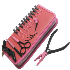 Kit Profesional de Herramientas para Extensiones de Cabello de Acero Inoxidable de Alta Calidad, Tijeras, Pinzas de Crimpado, Pinzas para el Cabello, Herramientas para Separar el Cabello, Comercial - Product Image 4