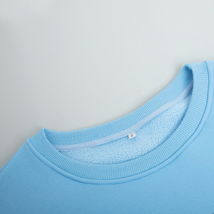 Sweat-shirts amples en molleton polaire épais de haute qualité, imprimés, style streetwear, tricotés, pour femmes, col rond, couleur personnalisée, en coton - Product Image 2