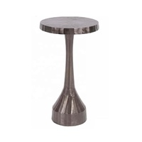 Modernisme Table d'appoint en aluminium laiton Antique décor à la maison salon canapé Table d'angle chevet métal accrocheur Table d'appoint