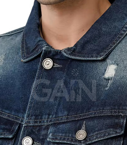 Chaquetas de Mezclilla de Invierno Hechas en Pakistán de Alta Calidad, Diseño Personalizado, Chaquetas de Mezclilla de Invierno para Hombre al por Mayor - Product Image 4