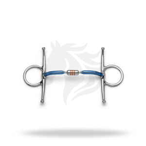 Bocado de hierro dulce con cápsula de mejilla completa para entrenamiento y control en equitación - Product Image 1