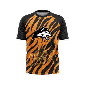 Custom Sublimated Tiger Stripe Sports Kit Set <b>Backpack</b> Player 01 Orange Black Unisex Athletic Wear Spandex/Polyester Breathable - Product Image 5