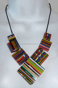 Collier personnalisé de belles perles de résine d'ange polies pour les femmes accessoire de mode de luxe fabriqué à la main de meilleure qualité - Product Image 4