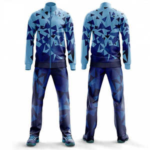 Conjuntos Deportivos Casuales para Hombre en Poliéster, Nuevos Conjuntos de Sudadera con Capucha y Pantalones con Estampado 3D y Cierre de Cremallera - Product Image 4