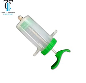 Seringue vétérinaire stérile réutilisable avec aiguille réglable pour volailles, chèvres, porcs, bovins 10ml 20ml 30ml 50ml Luer Lock - Product Image 4