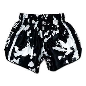 กางเกงมวยไทย/มวยสากลผ้าซาตินพิมพ์ลายออกแบบเองคุณภาพระดับมืออาชีพ ระบายอากาศได้ดี แห้งเร็ว มีสีให้เลือกตามสั่ง - Product Image 2