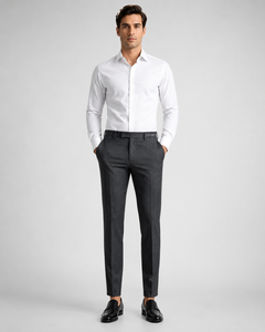 Pantalón Casual de Color Liso para Mujer, Pantalón de Trabajo de Buena Calidad para Exteriores, Corte Recto, 100% Algodón Ecológico - Product Image 3