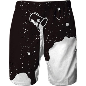 Custom Logo Summer Fashion Plus Size <b>Men's</b> Mesh <b>Shorts</b> <b>with</b> <b>Zipper</b> <b>Pockets</b> Printed Sublimation Technology - Product Image 3