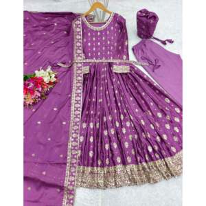 Hermoso Vestido de Fiesta para Mujer con Pantalón y Dupatta, Conjunto Elegante - Product Image 6