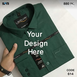 Usine directe mieux conçu à manches longues chemises décontractées hommes affaires robe formelle grande taille printemps automne exporté Bangladesh - Product Image 1