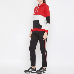 Conjunto de Sudadera con Capucha y Pantalones Deportivos de Felpa para Mujer, Talla Grande, Traje Deportivo de 2 Piezas para Invierno, para Correr, Deportivo, Liso - Product Image 3