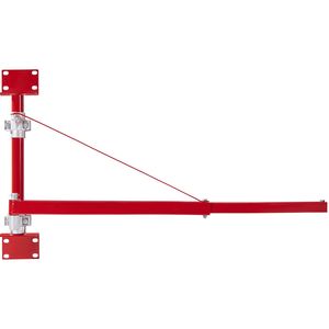 Braccio di Supporto per Paranco Elettrico con Capacità di Carico Massima di 660 Libbre, Telaio in Acciaio, Braccio Oscillante a 180 Gradi per Uso Agricolo - Product Image 1