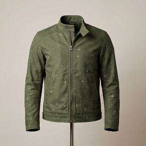 Chaqueta de Motociclista de Cuero Genuino para Hombre de la Mejor Calidad, Nueva Colección de Invierno, Chaquetas de Motocicleta con Protecciones Desmontables Personalizadas - Product Image 1