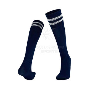 Winter 100% <b>Wool</b> Knitted Soccer <b>Socks</b> with Cuff Logo Lightweight Breathable Performance <b>Socks</b> for Practice and Sports Use - Product Image 1