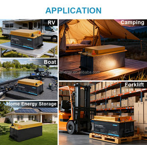 Support de stockage d'énergie pour la maison 4 unités de connexion <span class=keywords><strong>en</strong></span> <span class=keywords><strong>série</strong></span> <span class=keywords><strong>ou</strong></span> <span class=keywords><strong>batterie</strong></span> 16Uint <span class=keywords><strong>parallèle</strong></span> 12V 230Ah au lithium LiFePO4 pour camping-car bateaux chariot élévateur - Product Image 5