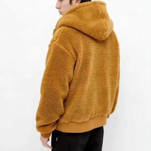 <b>Sherpa</b> Hoodie Premium Soft <b>Fleece</b> Comfortable Warm Pullover For Men Casual Streetwear Winter Wholesale - Product Image 2