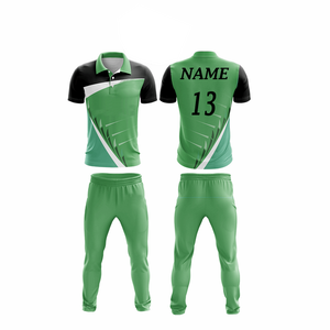 Wholesale Custom Summer Breathable Printed Flag Cricket for Shirt Quick Dry 100% Polyester Unisex Short Sleeve Uniform Custom - Product Image 4