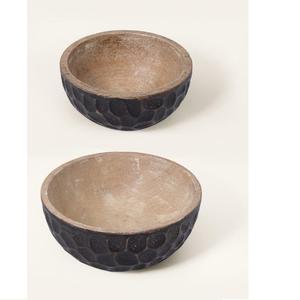 Tazón de madera de acacia y resina de buena calidad, venta al por mayor, tazón redondo de madera asequible para servir comida. - Product Image 3