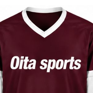 Maillot de hockey sur glace bordeaux pour hommes, manches longues, en polyester, pour sports d'équipe, entraînement et performance - Product Image 3