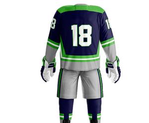 Derniers modèles d'uniformes de hockey sur glace pour homme, logo/couleur personnalisés, respirant, meilleure qualité, uniforme de hockey sur glace de haute qualité avec anti-rides - Product Image 2