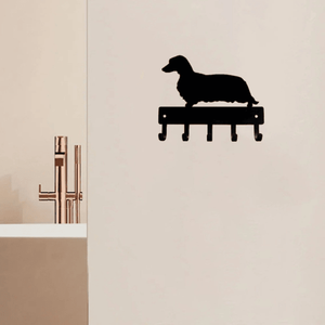 CIFbuy 6-Inch Longhaired Dachshund Metal <b>Wall</b> Key Hooks Practical <b>Storage</b> Decor for Mail Key Organizer for Temu Pick Service - Product Image 2