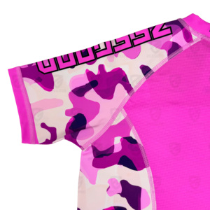 Sublimated <b>Printed</b> Breathable UPF50+ Eco-Friendly Rash Guard Men's Short Sleeve <b>Surfing</b> 2026 - Product Image 5