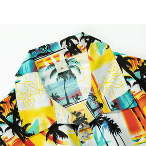 Conjunto de Camisa y Pantalones Cortos Hawaianos Personalizados de Alta Calidad, Nuevo Diseño, Conjunto de Camisa y Pantalones Cortos Hawaianos Más Vendido - Product Image 3