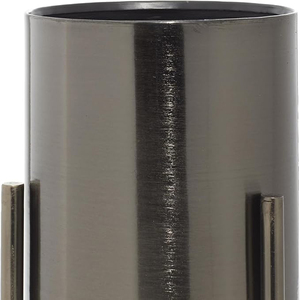 Metal Indoor Outdoor Planter <b>Large</b> Planter <b>Pot</b> with Removable Stand Set of 3 Planters Black Nickel Plated Planter set - Product Image 2