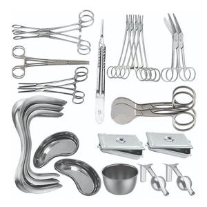 INSTRUMENTS CHIRURGICAUX IAA Kit d'instruments de chirurgie orthopédique de haute qualité : Pinces, Rétracteurs, Plateau, Scalers, Ciseaux - Product Image 1