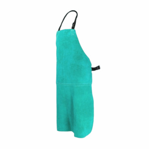Tablier de soudeur en cuir de vachette pleine fleur de qualité supérieure, protection corporelle industrielle pour la construction et la lutte contre les incendies - Product Image 4