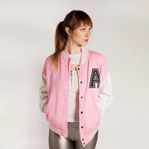 Best <b>Women</b> Varsity <b>Jacket</b> Hot Selling Anti Wrinkle Breathable Top Trending <b>Women</b> Varsity <b>Jacket</b> with <b>Light</b> Weight - Product Image 5