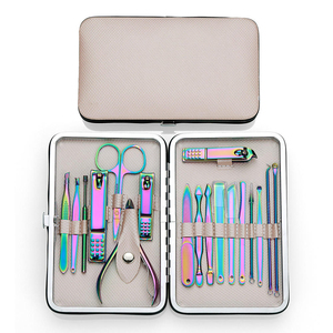 High Quality 6 -Piece Stainless Steel <b>Manicure</b> Pedicure <b>Kit</b> with 5-in-1 Nail Clipper in Portable Case for Adults - Product Image 6
