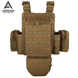 Aiffran Professional <b>Utility</b> <b>Vest</b> Chest Rig Breathable Adjustable Design for Hiking Training - Product Image 2