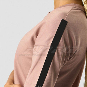 Camisetas Cortas de Verano para Mujer, de Algodón Suave, Ajustadas, de Manga Corta, Informales, para Calle, Gimnasio, Yoga, Entrenamiento, Cómodas - Product Image 5
