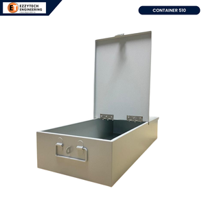 Heavy Duty Waterproof Lockable Electro-Galvanized Steel Container 510 <b>Tool</b> Storage <b>Box</b> <b>for</b> Automotive & Workshop Use - Product Image 2