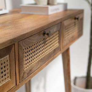 ตู้คอนโซล 3 ลิ้นชัก รุ่นวานดานา ลูนาริส อาริสต้า ราตัน 162V ดีไซน์เฟอร์นิเจอร์ตกแต่งสไตล์โมเดิร์น ทำจากหวายธรรมชาติ - Product Image 4