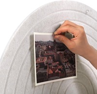 Autocollants muraux en feutre en forme d'arche esthétique, DIY, autocollants adhésifs, 36x24 pouces, motif géométrique, décoration murale moderne bohème pour chambre