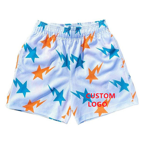 <b>Top</b> Selling Men's Casual Mesh Basketball Shorts with Pockets 5 Inch Inseam Quick Dry Sublimation Custom Color Drawstring Closure - Product Image 6