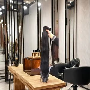 2024 cabello indio virgen premium a la venta, extensiones de cabello indio crudo, proveedores de Chennai de cabello humano indio de grado 12A - Product Image 3