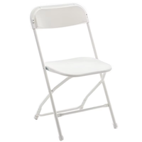 Chaise de jardin pliable en plastique durable, légère, imperméable, confortable et portable pour l'extérieur, les fêtes, la cuisine et la vie quotidienne au design moderne