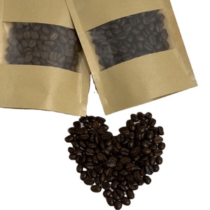 Granos de café tostado Arábica de Vietnam de gran altitud Dalat 1500m orgánico certificado secado al sol al por mayor y listo para exportación - Product Image 1