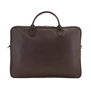 Luxury High Quality Leather Office Laptop <b>Bag</b> with Adjustable Shoulder Strap and Front Pocket Storage Durable Office Carry Case - Product Image 4